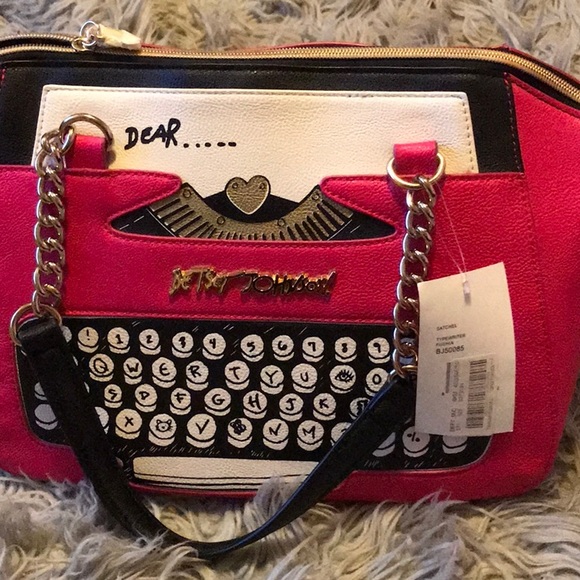 betsey johnson typewriter bag